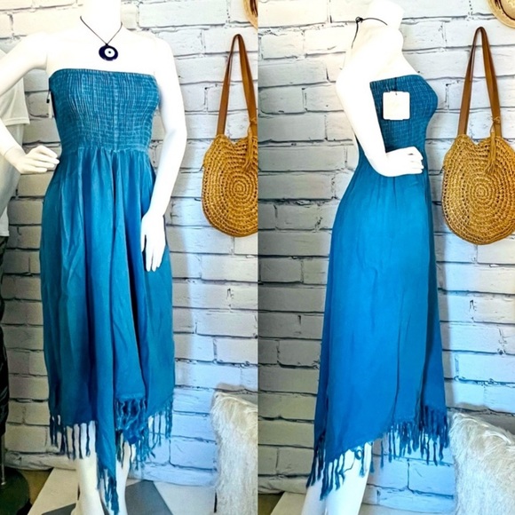 Kiwi Dresses & Skirts - Kiwi+ Punch Denim Dress